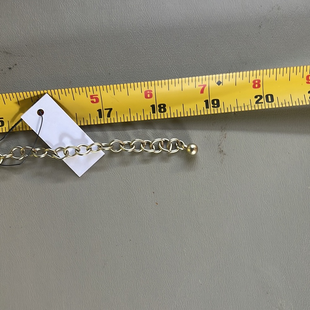 Chicos gold tone Y Necklace, NWT - Picture 3 of 7